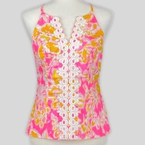 Lilly Pulitzer Magnolia Magnolia Kir Royal Pink Top